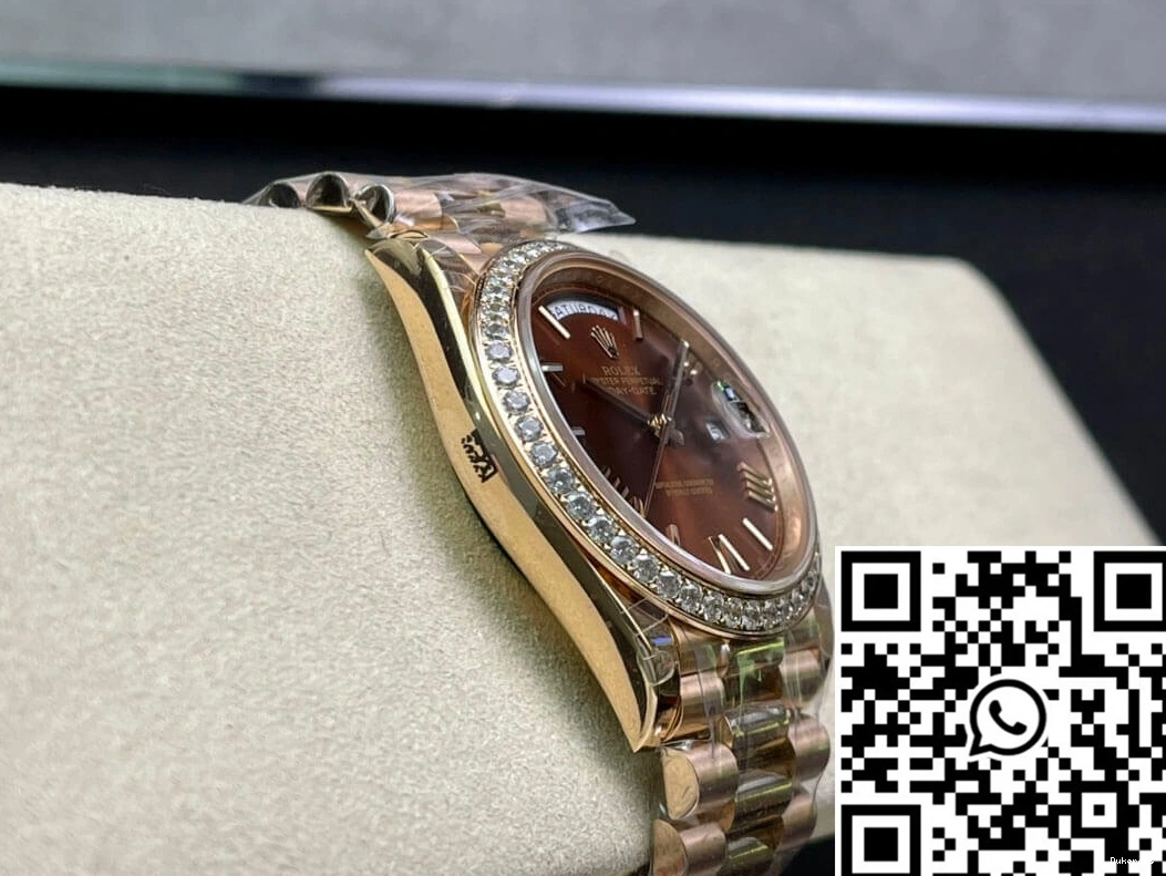 EW M228345RBR-0009 Rolex Factory Gold Rose Date Day 0115